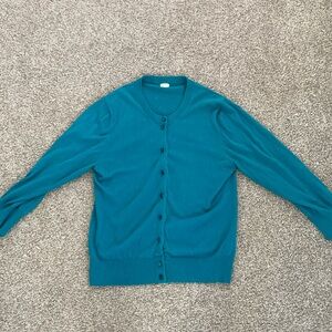 J. Crew teal sweater
